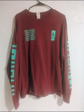 Rare Shinedown Tour Band Music Long Sleeve Shirt Smoke Pet Free 2XL Double Sided